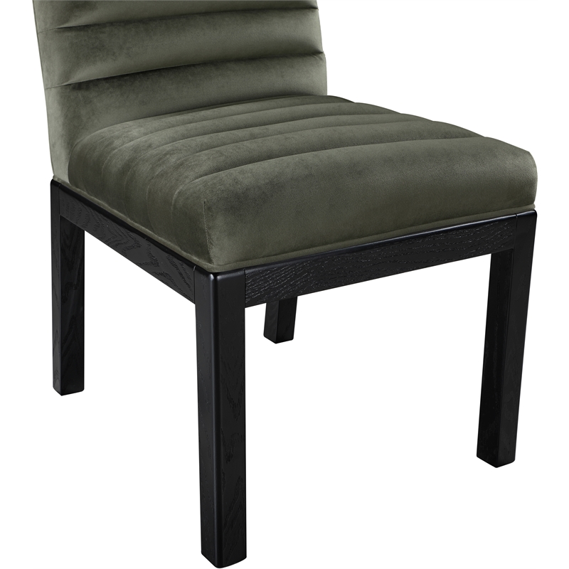 Meridian Furniture Evelyn Green Velvet Dining Chair
