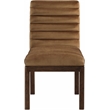 Meridian Furniture Evelyn Saddle Velvet Dining Chair