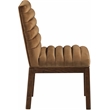 Meridian Furniture Evelyn Saddle Velvet Dining Chair