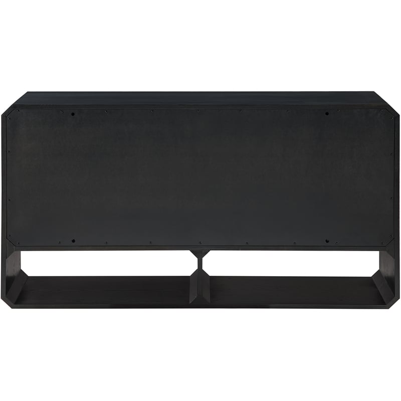 Meridian Furniture Parker Black Ash Veneer Dresser