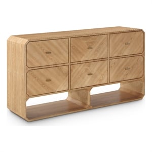 Meridian Furniture Parker Natural Ash Veneer Dresser