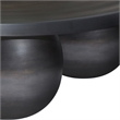 Meridian Furniture Globus Black Iron Metal Coffee Table