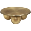 Meridian Furniture Globus Gold Iron Metal Coffee Table