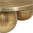 Meridian Furniture Globus Gold Iron Metal Coffee Table