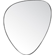 Meridian Furniture Finch Matte Black Iron Metal Frame Mirror