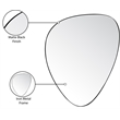 Meridian Furniture Finch Matte Black Iron Metal Frame Mirror