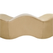 Meridian Furniture Wave Camel Velvet Bench