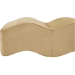Meridian Furniture Wave Camel Velvet Bench