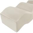Meridian Furniture Wave Cream Velvet Bench