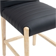 Meridian Furniture Aimee Black Vegan Leather Counter Stool