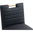 Meridian Furniture Aimee Black Vegan Leather Counter Stool
