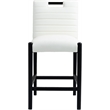 Meridian Furniture Aimee Cream Vegan Leather Counter Stool