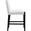 Meridian Furniture Aimee Cream Vegan Leather Counter Stool
