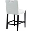 Meridian Furniture Aimee Cream Vegan Leather Counter Stool
