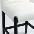 Meridian Furniture Aimee Cream Vegan Leather Counter Stool