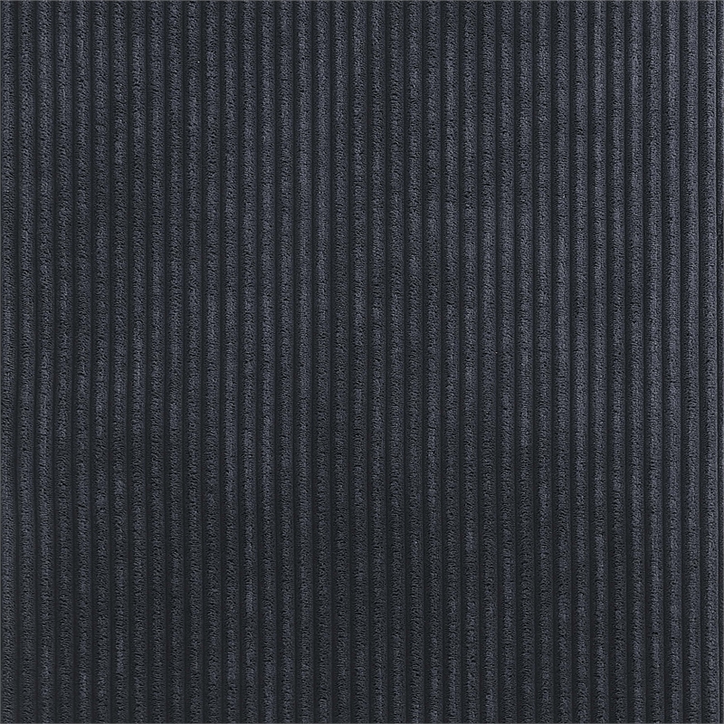 Meridian Furniture Benson Black Microsuede Corduroy Dining Chair (Set of 2)