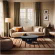 Meridian Furniture Treviso Green Marble and Mango Wood Coffee Table