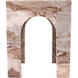 Meridian Furniture Palermo Brown Marble End Table