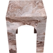 Meridian Furniture Palermo Brown Marble End Table