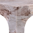 Meridian Furniture Palermo Brown Marble End Table