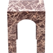 Meridian Furniture Palermo Cherry Marble End Table