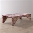 Meridian Furniture Palermo Cherry Marble Coffee Table