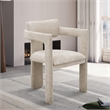 Meridian Furniture Brenda Beige Chenille Fabric Dining Chair (Set of 2)