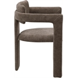 Meridian Furniture Brenda Brown Chenille Fabric Dining Chair (Set of 2)