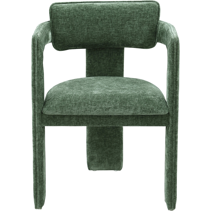 Meridian Furniture Brenda Green Chenille Fabric Dining Chair (Set of 2)