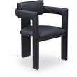 Meridian Furniture Brenda Black Vegan Leather Dining Chair (Set of 2)