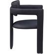 Meridian Furniture Brenda Black Vegan Leather Dining Chair (Set of 2)