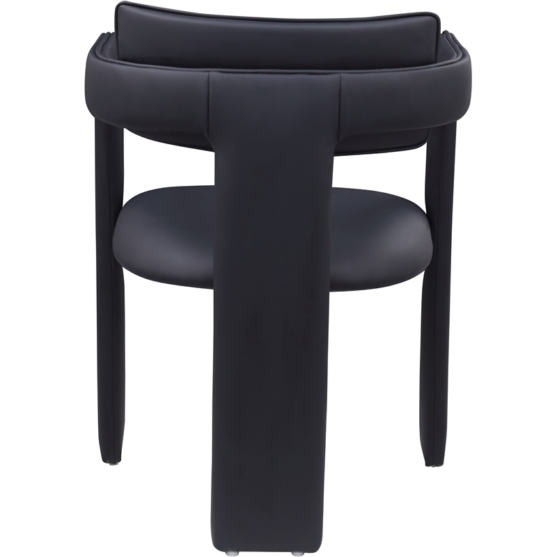 Meridian Furniture Brenda Black Vegan Leather Dining Chair (Set of 2)