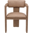 Meridian Furniture Brenda Brown Vegan Leather Dining Chair (Set of 2)