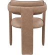 Meridian Furniture Brenda Brown Vegan Leather Dining Chair (Set of 2)