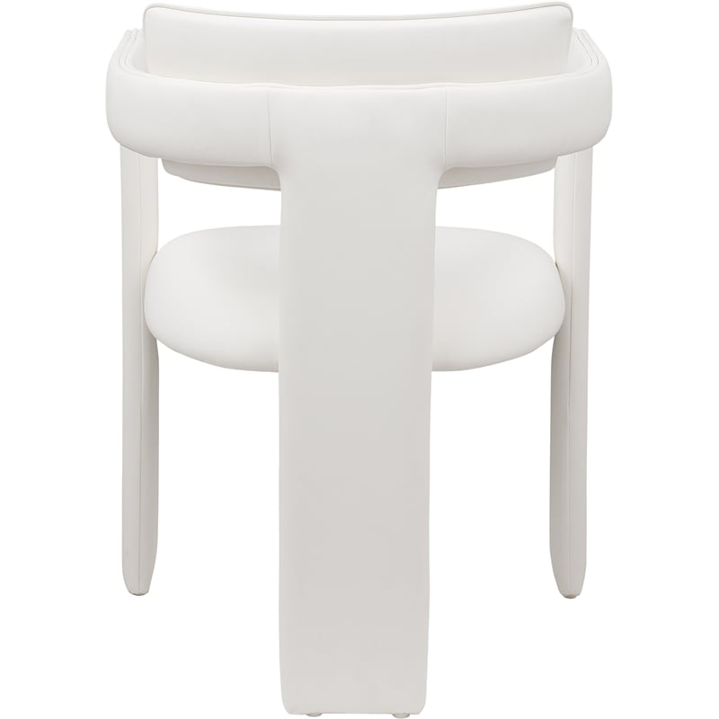 Meridian Furniture Brenda Cream Vegan Leather Dining Chair (Set of 2)