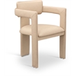 Meridian Furniture Brenda Tan Vegan Leather Dining Chair (Set of 2)