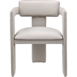 Meridian Furniture Brenda Taupe Vegan Leather Dining Chair (Set of 2)