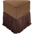 Meridian Furniture Trivoli Brown Velvet Ottoman/Stool