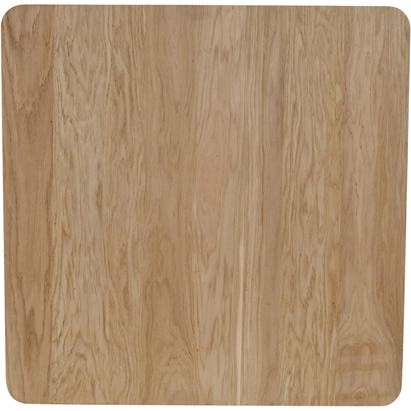 Meridian Furniture Ferrara Beige Genuine Marble and Solid Oak Wood Coffee Table