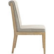 Meridian Furniture Gwendolyn Cream Linen Textured Dining Side Chair (Set of 2)