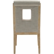 Meridian Furniture Gwendolyn Cream Linen Textured Dining Side Chair (Set of 2)