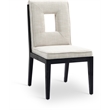 Meridian Furniture Gwendolyn Cream Linen Textured Dining Side Chair (Set of 2)
