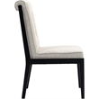 Meridian Furniture Gwendolyn Cream Linen Textured Dining Side Chair (Set of 2)