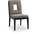 Meridian Furniture Gwendolyn Grey Linen Textured Dining Side Chair (Set of 2)