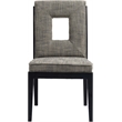 Meridian Furniture Gwendolyn Grey Linen Textured Dining Side Chair (Set of 2)