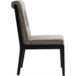Meridian Furniture Gwendolyn Grey Linen Textured Dining Side Chair (Set of 2)
