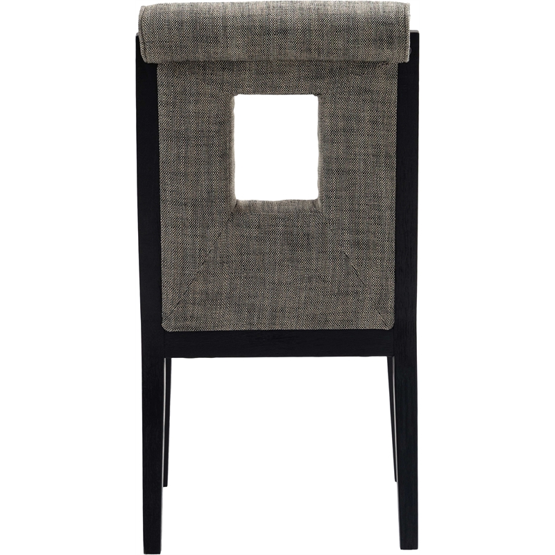 Meridian Furniture Gwendolyn Grey Linen Textured Dining Side Chair (Set of 2)
