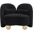 Meridian Furniture Daphne Black Velvet Chair