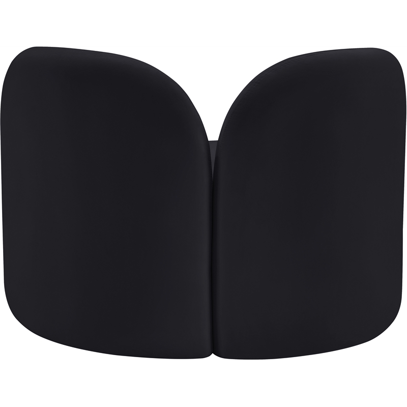 Meridian Furniture Daphne Black Velvet Chair