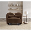 Meridian Furniture Daphne Brown Velvet Chair